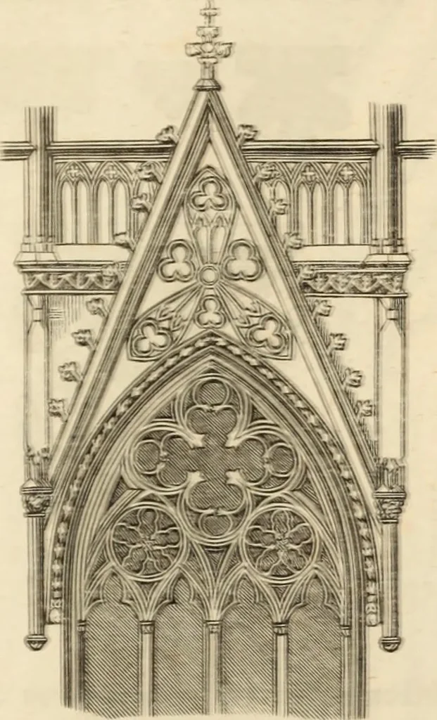 An illustration from Handbuch der kirchlichen Kunst-Archäologie des deutschen Mittelalters, 1854, leaf 142