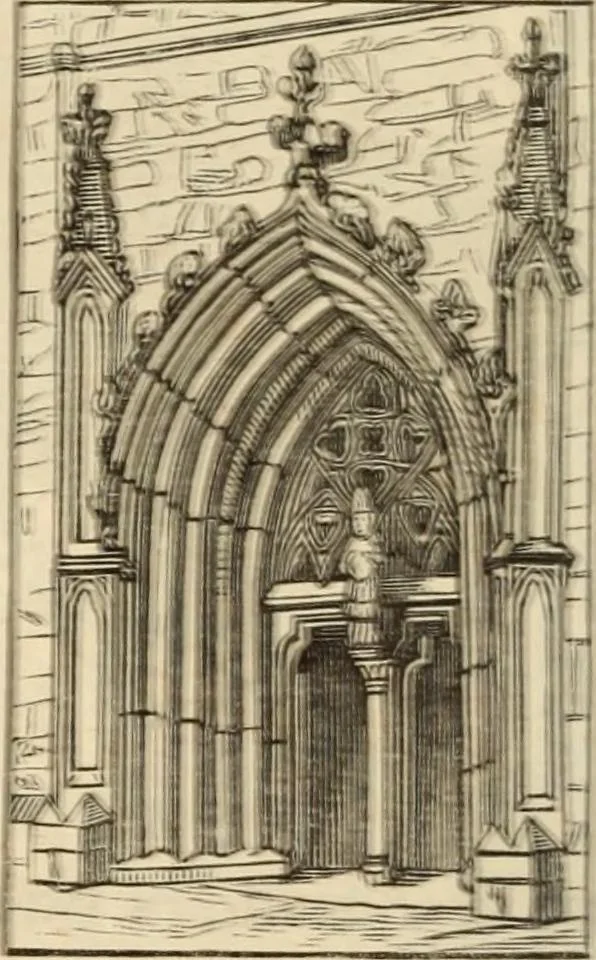 An illustration from Handbuch der kirchlichen Kunst-Archäologie des deutschen Mittelalters, 1854, leaf 142