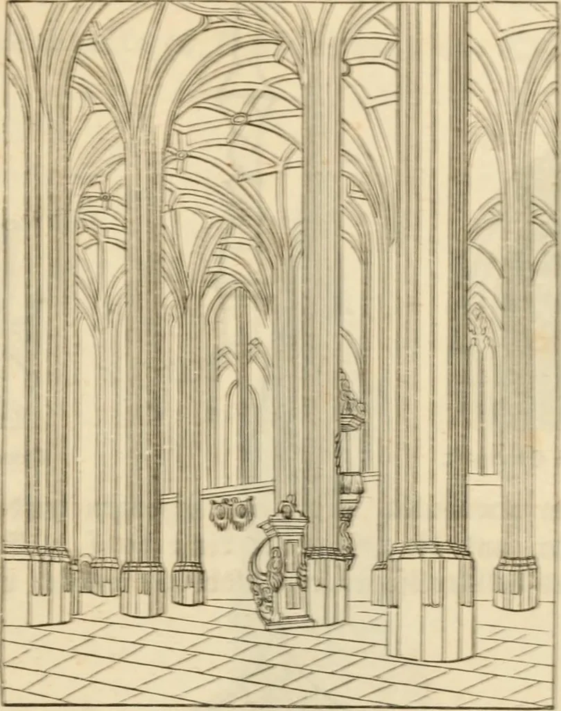 An illustration from Handbuch der kirchlichen Kunst-Archäologie des deutschen Mittelalters, 1854, leaf 143