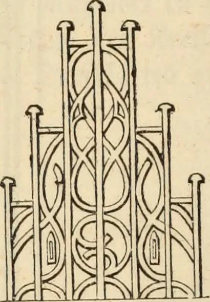 An illustration from Handbuch der kirchlichen Kunst-Archäologie des deutschen Mittelalters, 1854, leaf 144