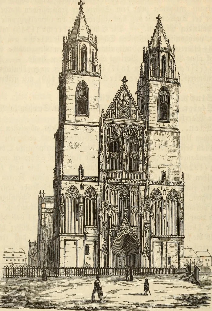 An illustration from Handbuch der kirchlichen Kunst-Archäologie des deutschen Mittelalters, 1854, leaf 160
