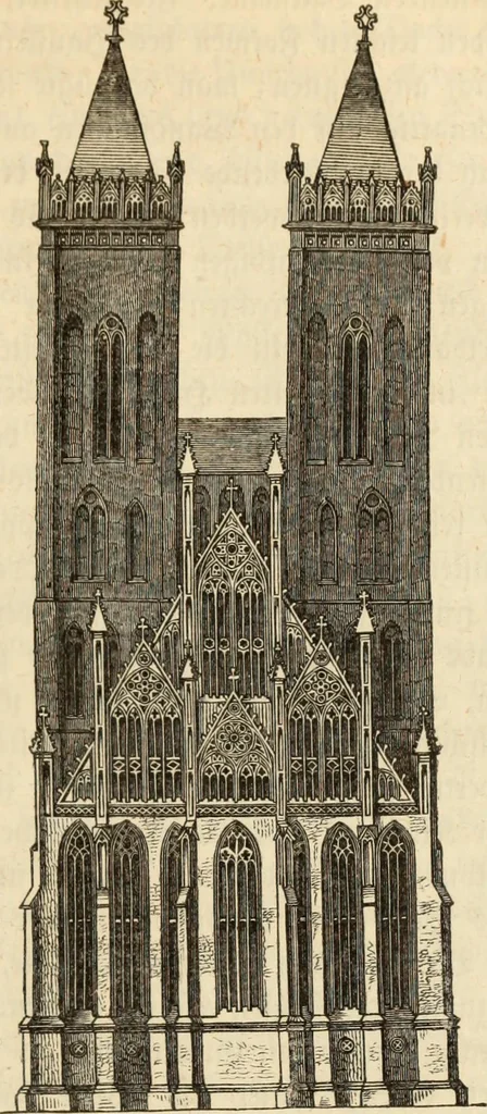 An illustration from Handbuch der kirchlichen Kunst-Archäologie des deutschen Mittelalters, 1854, leaf 169
