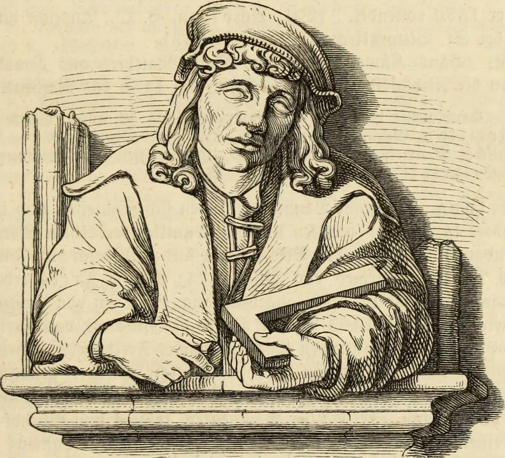 An illustration from Handbuch der kirchlichen Kunst-Archäologie des deutschen Mittelalters, 1854, leaf 195