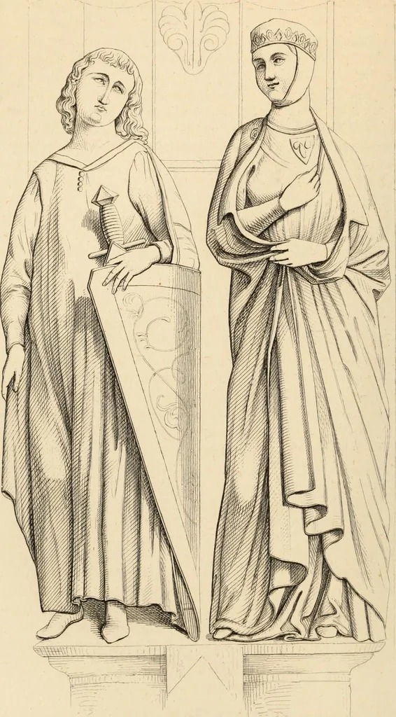 An illustration from Handbuch der kirchlichen Kunst-Archäologie des deutschen Mittelalters, 1854, leaf 214