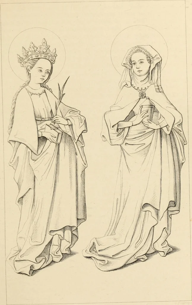 An illustration from Handbuch der kirchlichen Kunst-Archäologie des deutschen Mittelalters, 1854, leaf 229