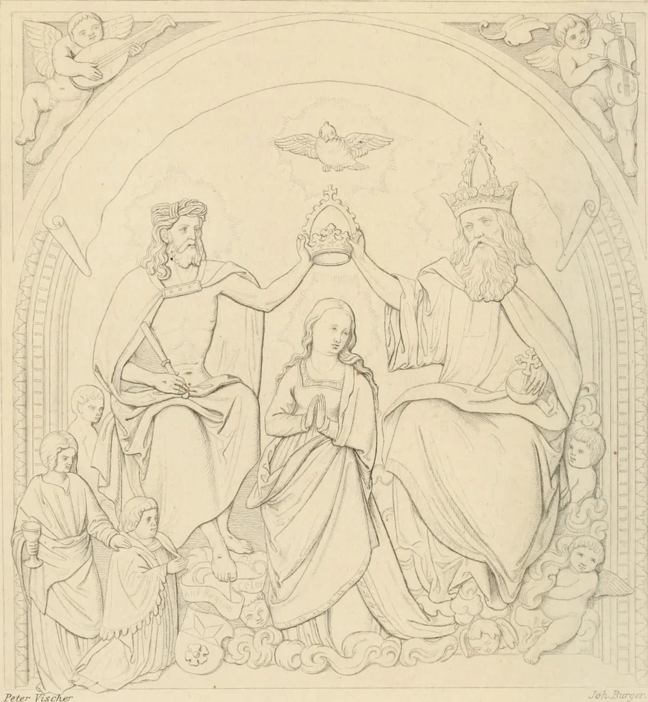 An illustration from Handbuch der kirchlichen Kunst-Archäologie des deutschen Mittelalters, 1854, leaf 236