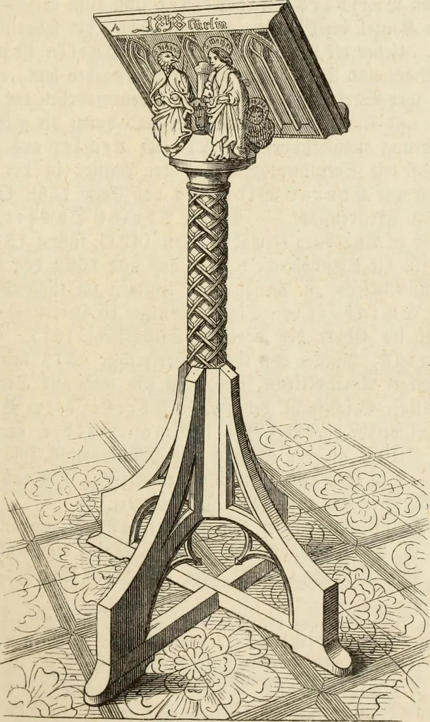 An illustration from Handbuch der kirchlichen Kunst-Archäologie des deutschen Mittelalters, 1854, leaf 241