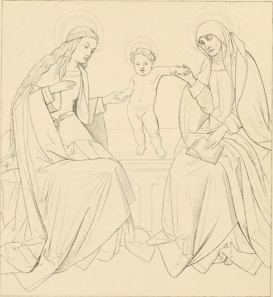 An illustration from Handbuch der kirchlichen Kunst-Archäologie des deutschen Mittelalters, 1854, leaf 254