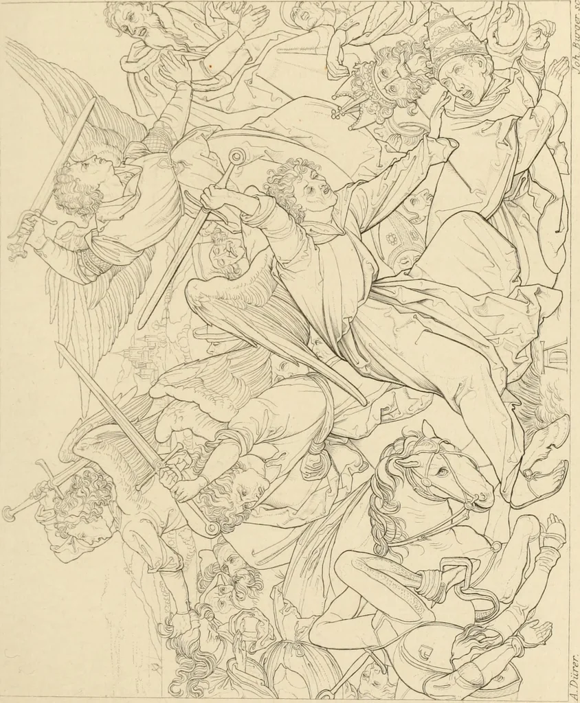 An illustration from Handbuch der kirchlichen Kunst-Archäologie des deutschen Mittelalters, 1854, leaf 265