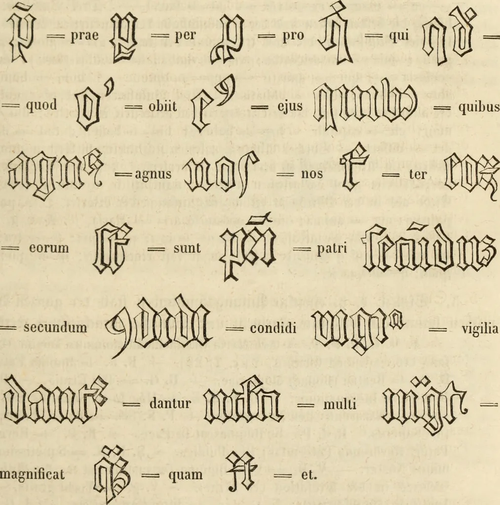 An illustration from Handbuch der kirchlichen Kunst-Archäologie des deutschen Mittelalters, 1854, leaf 279