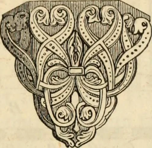 An illustration from Handbuch der kirchlichen Kunst-Archäologie des deutschen Mittelalters, 1854, leaf 29