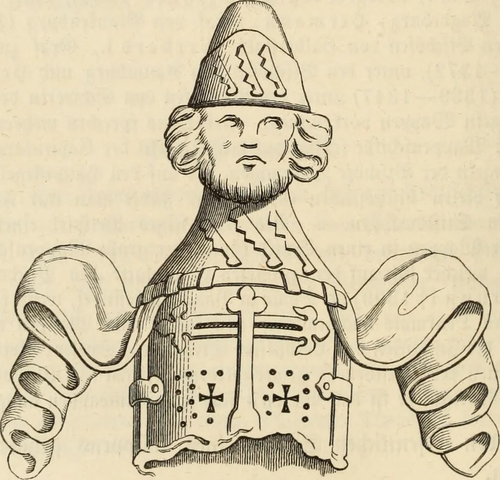 An illustration from Handbuch der kirchlichen Kunst-Archäologie des deutschen Mittelalters, 1854, leaf 304