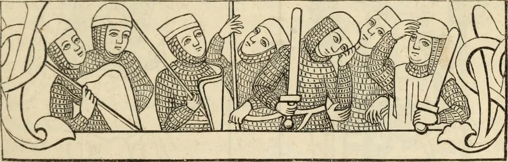 An illustration from Handbuch der kirchlichen Kunst-Archäologie des deutschen Mittelalters, 1854, leaf 317