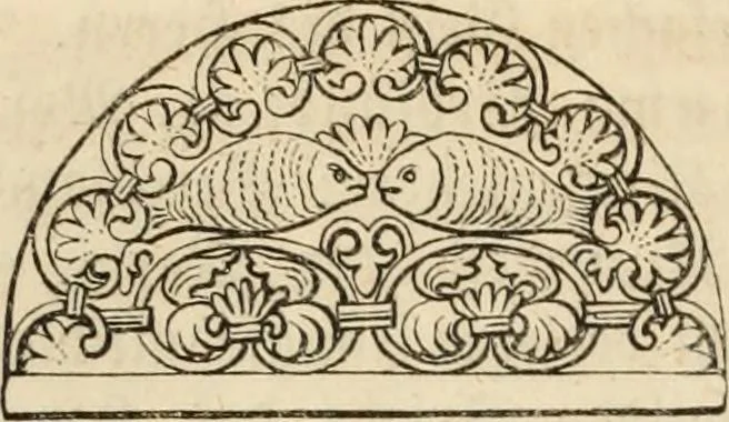 An illustration from Handbuch der kirchlichen Kunst-Archäologie des deutschen Mittelalters, 1854, leaf 324