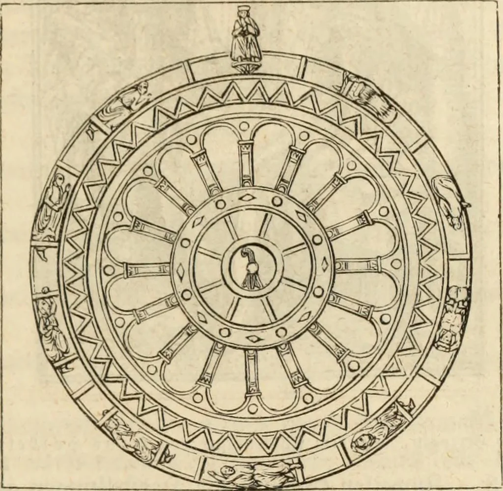 An illustration from Handbuch der kirchlichen Kunst-Archäologie des deutschen Mittelalters, 1854, leaf 333