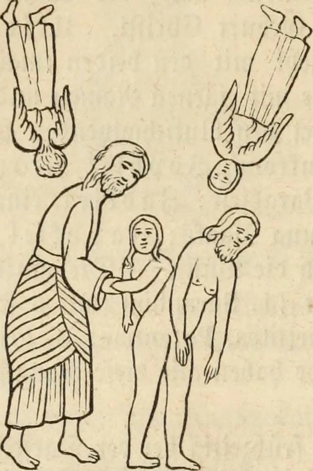 An illustration from Handbuch der kirchlichen Kunst-Archäologie des deutschen Mittelalters, 1854, leaf 340