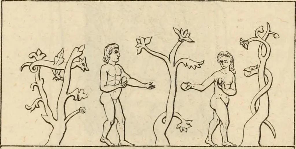 An illustration from Handbuch der kirchlichen Kunst-Archäologie des deutschen Mittelalters, 1854, leaf 340