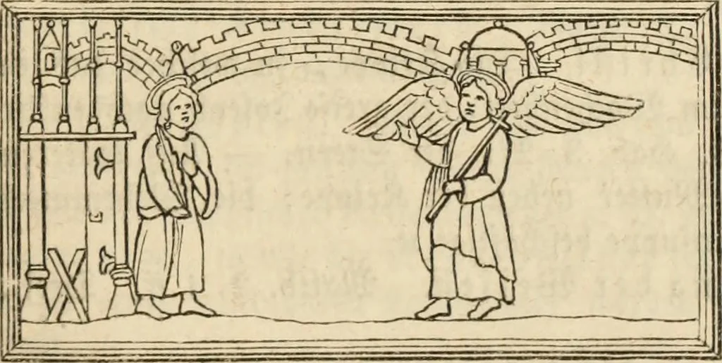 An illustration from Handbuch der kirchlichen Kunst-Archäologie des deutschen Mittelalters, 1854, leaf 343
