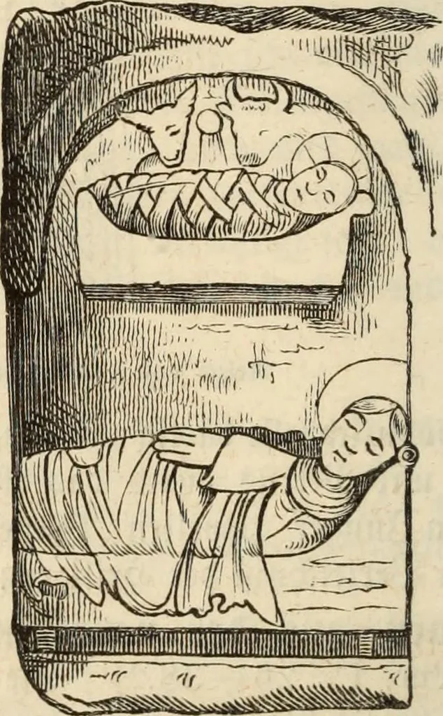 An illustration from Handbuch der kirchlichen Kunst-Archäologie des deutschen Mittelalters, 1854, leaf 344