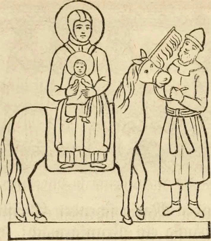An illustration from Handbuch der kirchlichen Kunst-Archäologie des deutschen Mittelalters, 1854, leaf 346