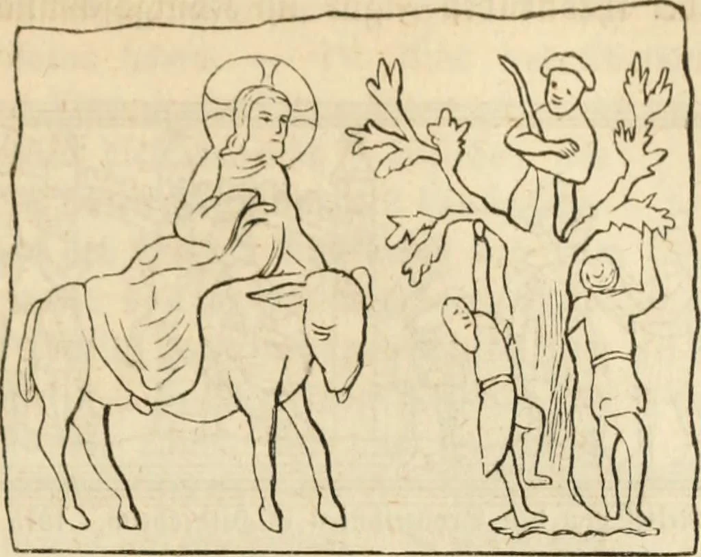 An illustration from Handbuch der kirchlichen Kunst-Archäologie des deutschen Mittelalters, 1854, leaf 347