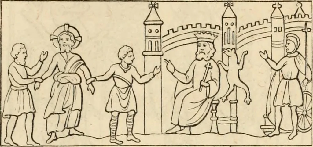 An illustration from Handbuch der kirchlichen Kunst-Archäologie des deutschen Mittelalters, 1854, leaf 348