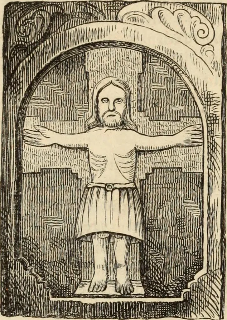 An illustration from Handbuch der kirchlichen Kunst-Archäologie des deutschen Mittelalters, 1854, leaf 350