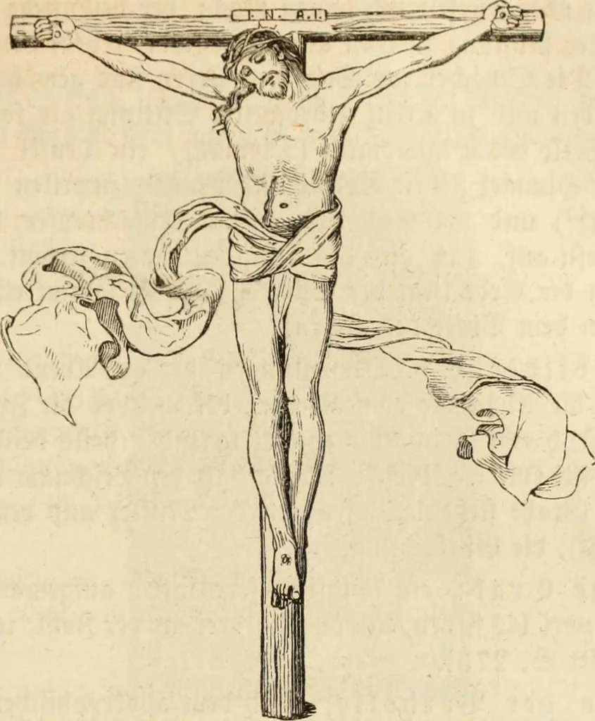 An illustration from Handbuch der kirchlichen Kunst-Archäologie des deutschen Mittelalters, 1854, leaf 351