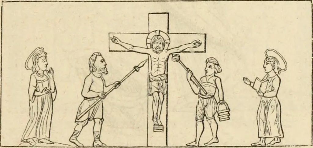 An illustration from Handbuch der kirchlichen Kunst-Archäologie des deutschen Mittelalters, 1854, leaf 351