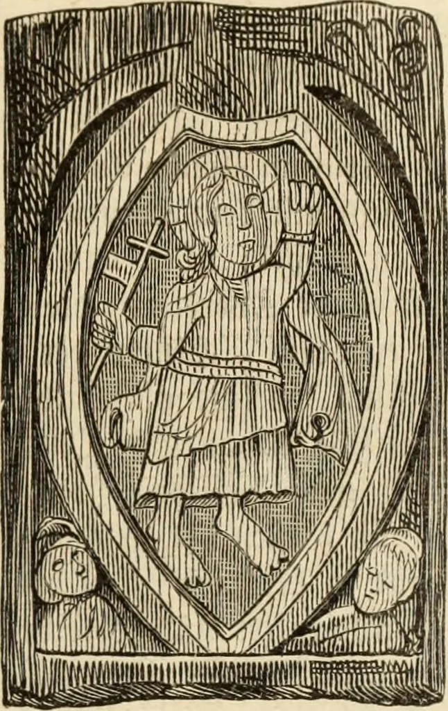 An illustration from Handbuch der kirchlichen Kunst-Archäologie des deutschen Mittelalters, 1854, leaf 353