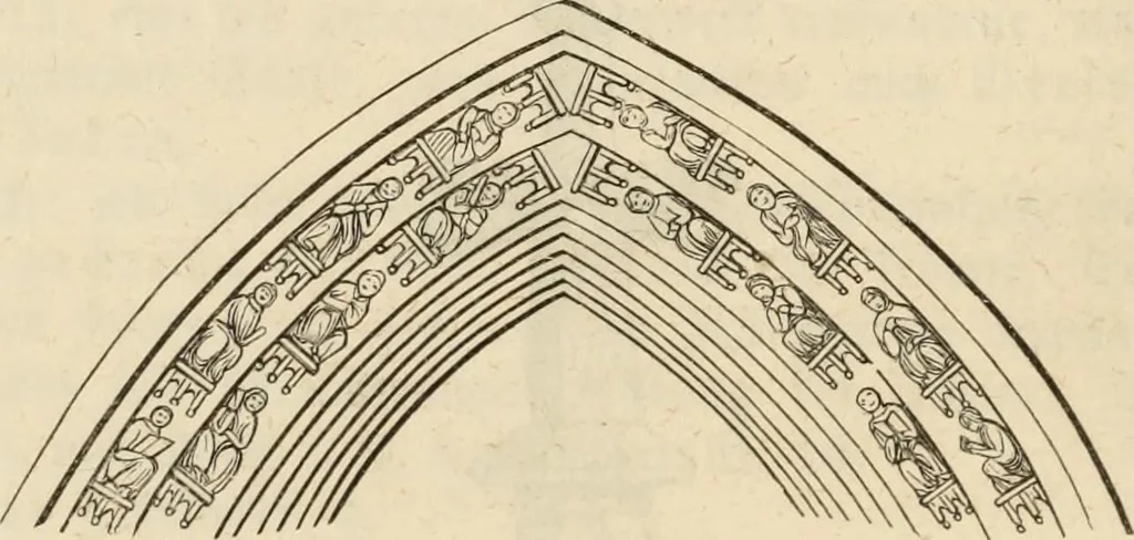 An illustration from Handbuch der kirchlichen Kunst-Archäologie des deutschen Mittelalters, 1854, leaf 394