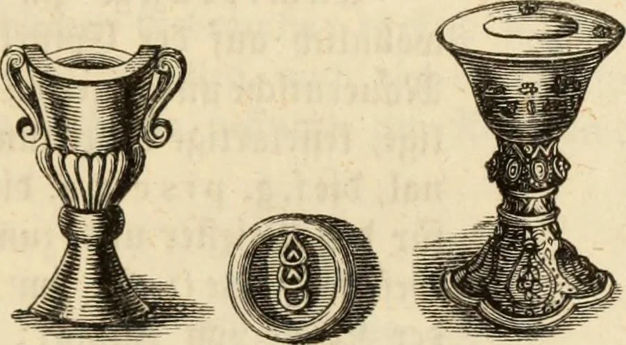 An illustration from Handbuch der kirchlichen Kunst-Archäologie des deutschen Mittelalters, 1854, leaf 49