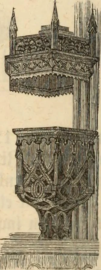 An illustration from Handbuch der kirchlichen Kunst-Archäologie des deutschen Mittelalters, 1854, leaf 56