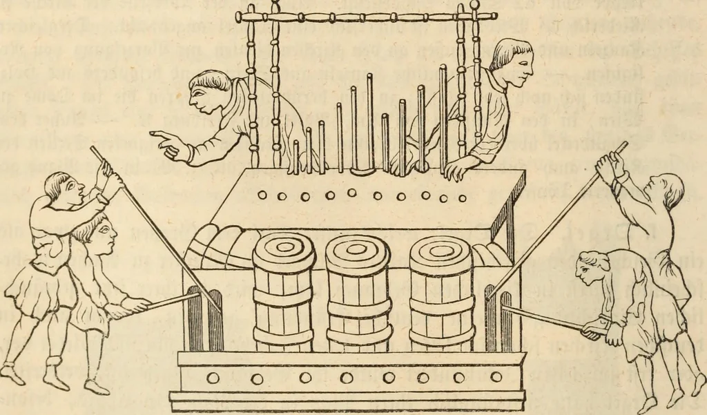 An illustration from Handbuch der kirchlichen Kunst-Archäologie des deutschen Mittelalters, 1854, leaf 58