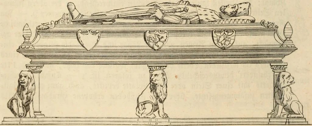 An illustration from Handbuch der kirchlichen Kunst-Archäologie des deutschen Mittelalters, 1854, leaf 60
