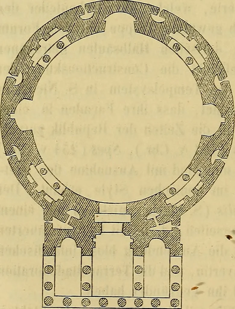 An illustration from Handbuch der Kunstgeschichte. Zum gebrauche für Künstler und studirende und als Führer auf der Reise., 1855, leaf 123
