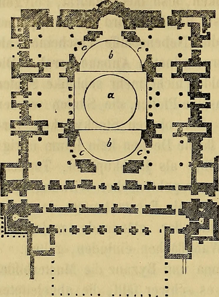 An illustration from Handbuch der Kunstgeschichte. Zum gebrauche für Künstler und studirende und als Führer auf der Reise., 1855, leaf 143