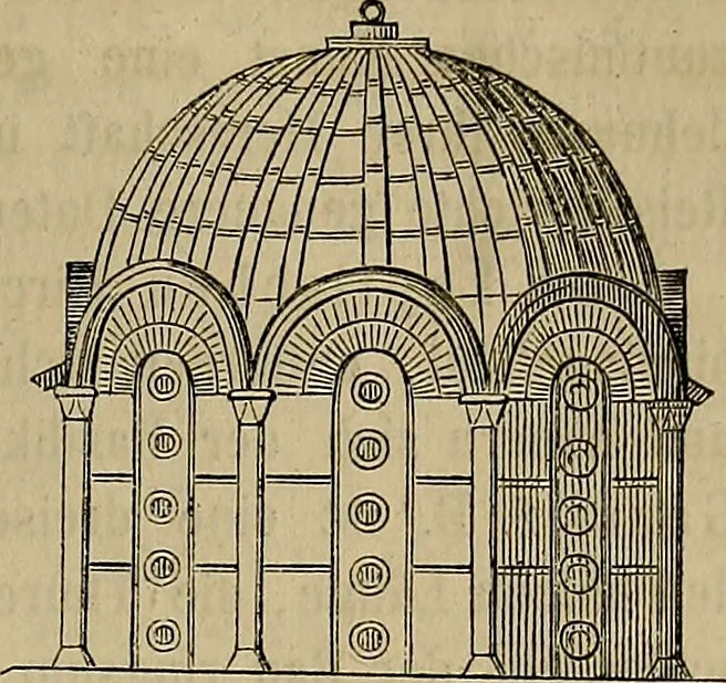 An illustration from Handbuch der Kunstgeschichte. Zum gebrauche für Künstler und studirende und als Führer auf der Reise., 1855, leaf 162