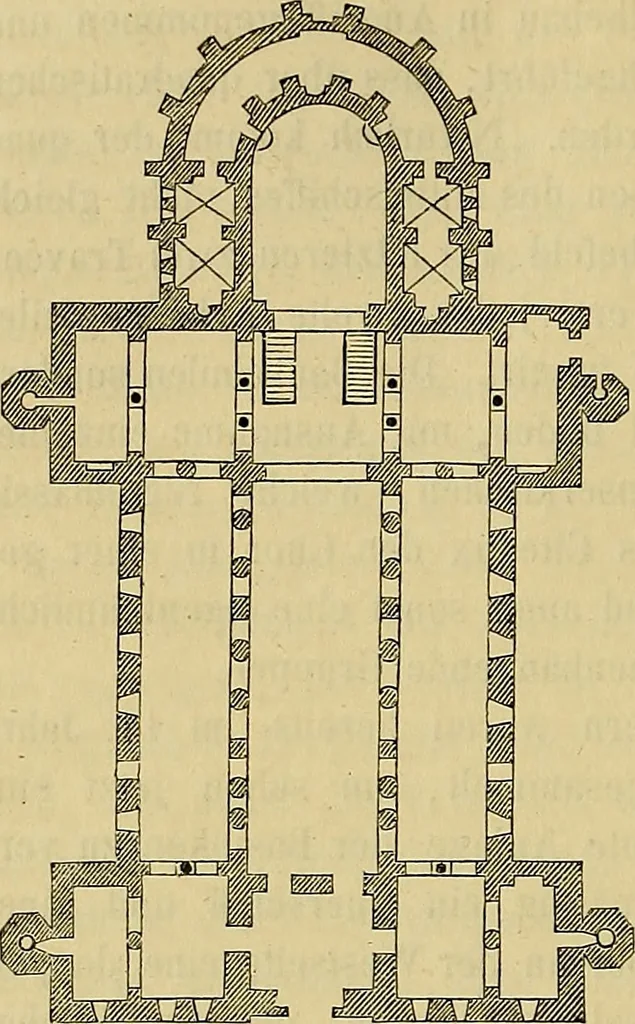 An illustration from Handbuch der Kunstgeschichte. Zum gebrauche für Künstler und studirende und als Führer auf der Reise., 1855, leaf 197