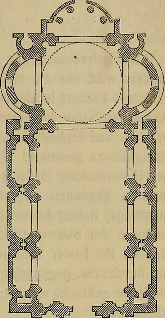 An illustration from Handbuch der Kunstgeschichte. Zum gebrauche für Künstler und studirende und als Führer auf der Reise., 1855, leaf 244