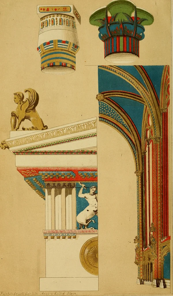 An illustration from Handbuch der Kunstgeschichte. Zum gebrauche für Künstler und studirende und als Führer auf der Reise., 1855, leaf 5