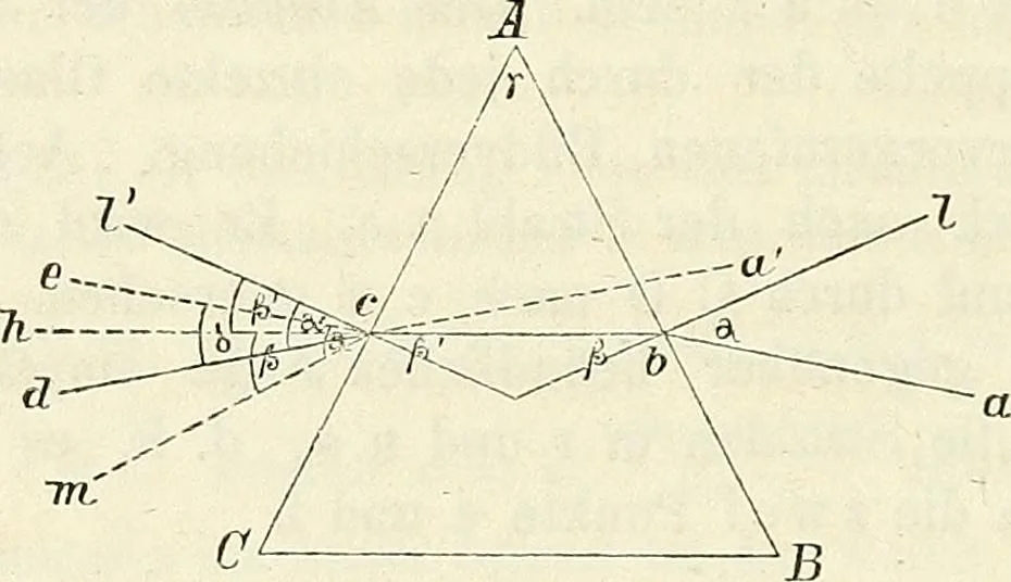 An illustration from Handbuch der medicinischen Physik, 1867, leaf 233