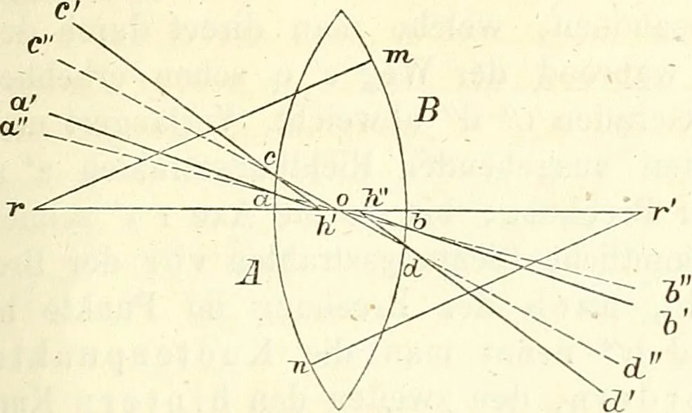 An illustration from Handbuch der medicinischen Physik, 1867, leaf 246