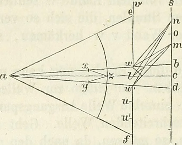 An illustration from Handbuch der medicinischen Physik, 1867, leaf 337