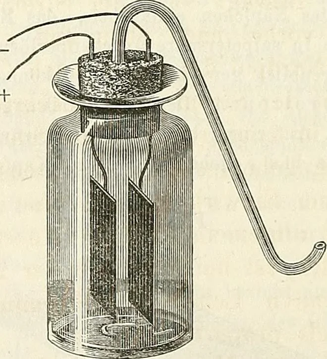 An illustration from Handbuch der medicinischen Physik, 1867, leaf 483