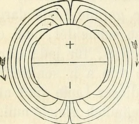 An illustration from Handbuch der medicinischen Physik, 1867, leaf 495
