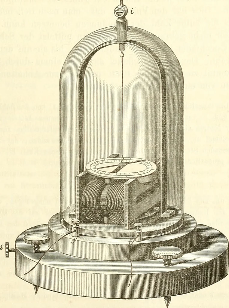 An illustration from Handbuch der medicinischen Physik, 1867, leaf 544
