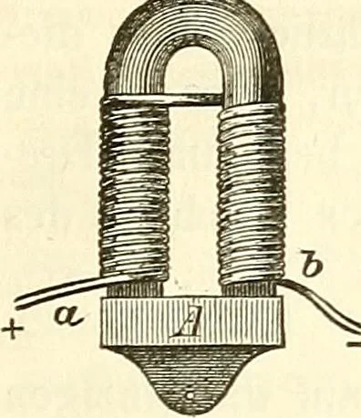 An illustration from Handbuch der medicinischen Physik, 1867, leaf 548