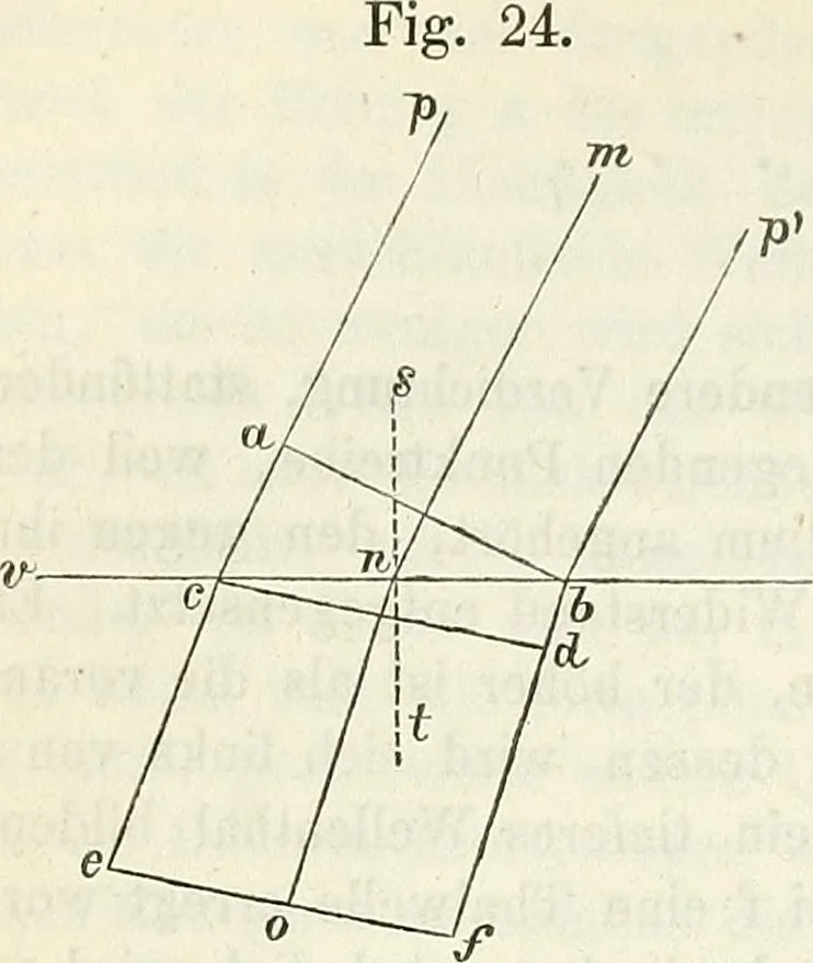 An illustration from Handbuch der medicinischen Physik, 1867, leaf 79