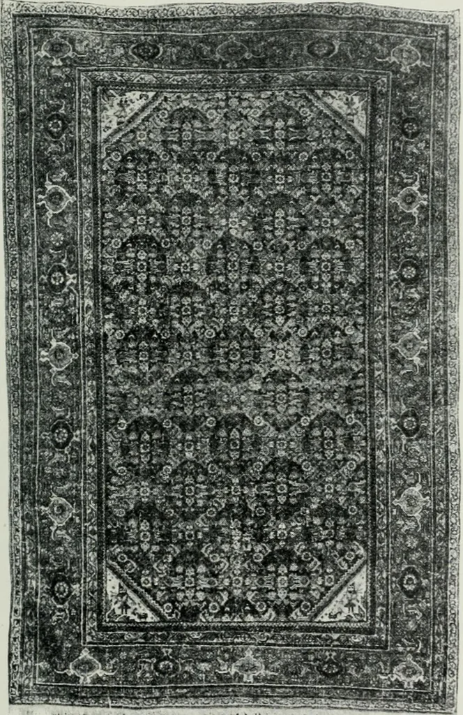 An illustration from Handbuch der orientalischen Teppichkunde, 1922, leaf 107